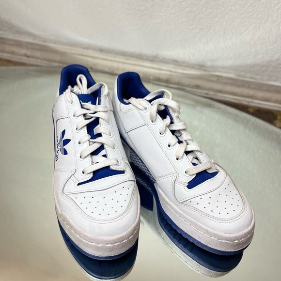 Adidas Forum Bold White Royal Blue (Women's) - Picture 10 of 11